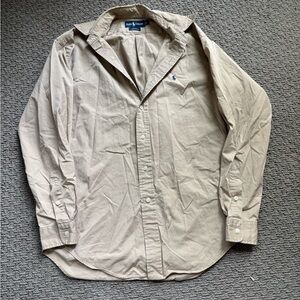Ralph Lauren Tan Button Up Shirt